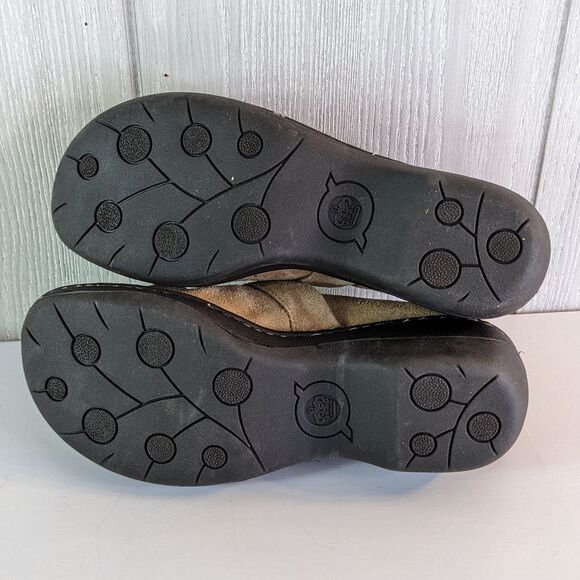 Born Women's Toby Duo Suede Leather Clogs EUC SZ 8M - Picture 7 of 8